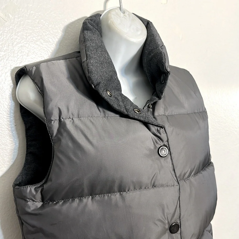 Women's Grey Puffer Vest